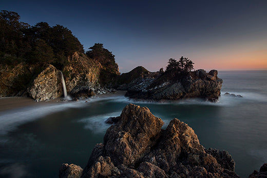Kodiak Greenwood | Waterfall and Ocean